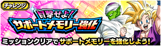 サポートメモリー強化