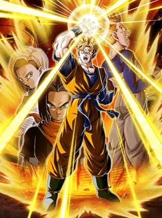 超サイヤ人孫悟飯(未来) /超サイヤ人トランクス(少年期)(未来)のカード絵(立ち絵)