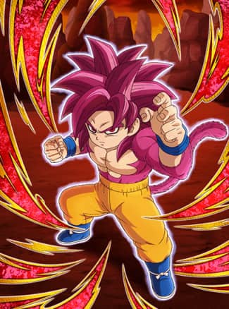 『新たな力のメザメ』超サイヤ人4孫悟空(ミニ)(DAIMA)