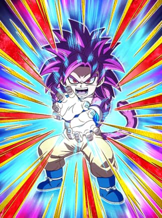 超サイヤ人4孫悟空(ミニ)(DAIMA)のカード絵(立ち絵)