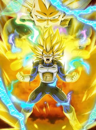 超サイヤ人3ベジータ(DAIMA)のカード絵(立ち絵)