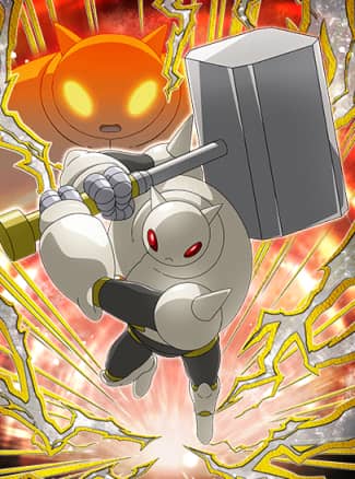 タマガミ・ナンバー・スリーのカード絵(立ち絵)