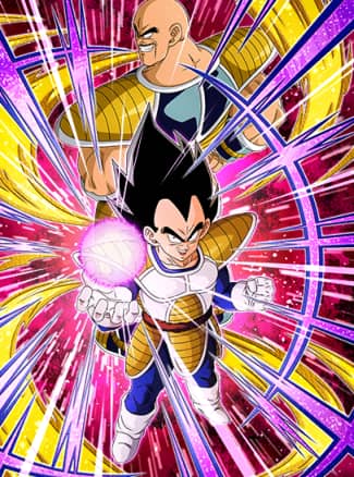 ベジータ+ナッパのカード絵(立ち絵)