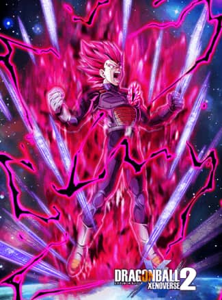 超サイヤ人ゴッドベジータ(超極悪化)のカード絵(立ち絵)