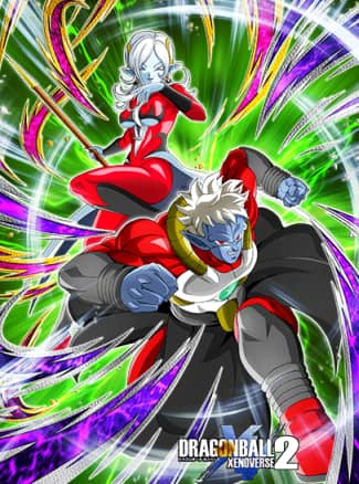 トワ&ミラのカード絵(立ち絵)