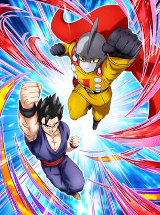 ガンマ1号+アルティメット孫悟飯のカード絵(立ち絵)