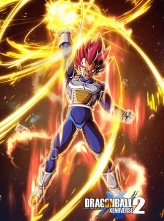 超サイヤ人ゴッドベジータのカード絵(立ち絵)