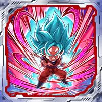 シールNo.869「限界まで引き上げた力」超サイヤ人ゴッドSS孫悟空(界王拳)