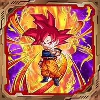 シールNo.879「限界と予想を超えてきた戦士」超サイヤ人ゴッド孫悟空