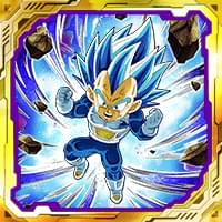 シールNo.742「神領域の進化」超サイヤ人ゴッドSSベジータ(進化)