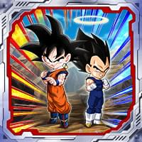 シールNo.867「現世に復活した戦士」孫悟空&ベジータ(天使)