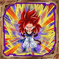 シールNo.885「宇宙を守る光」超サイヤ人4ゴジータ