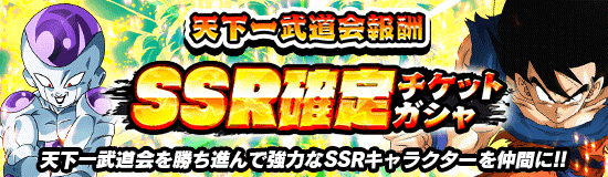 天下一通常SSR確定チケットガチャ