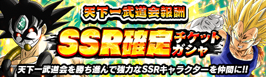 天下一通常SSR確定チケットガチャ